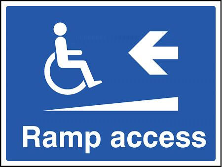 Ramp access left