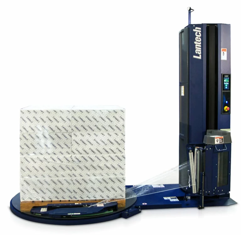 High Quality LantechSemi-Automatic Stretch WrapperTurntableQL400XT For The Bakery Industry