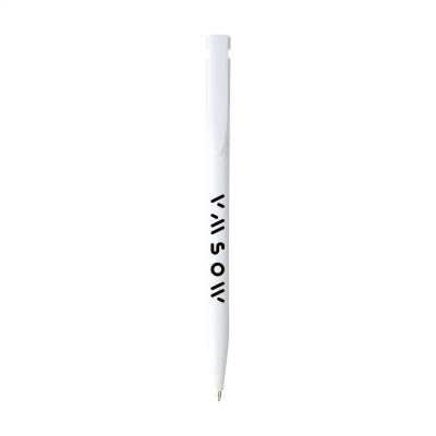 POST CONSUMER RECYCLED PEN in White.