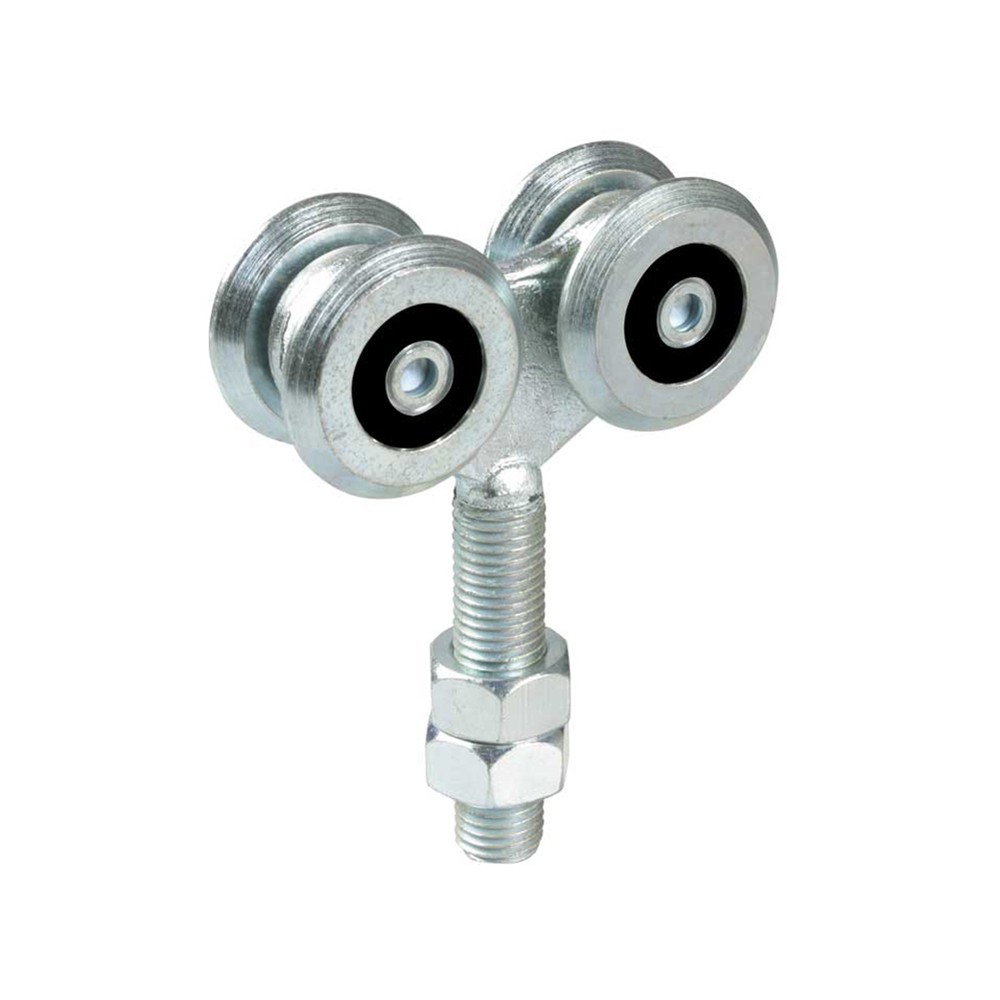 4 Wheel Steel Roller - 750 Kgs Capacity Waterproof Bearings - For Hanging Gates