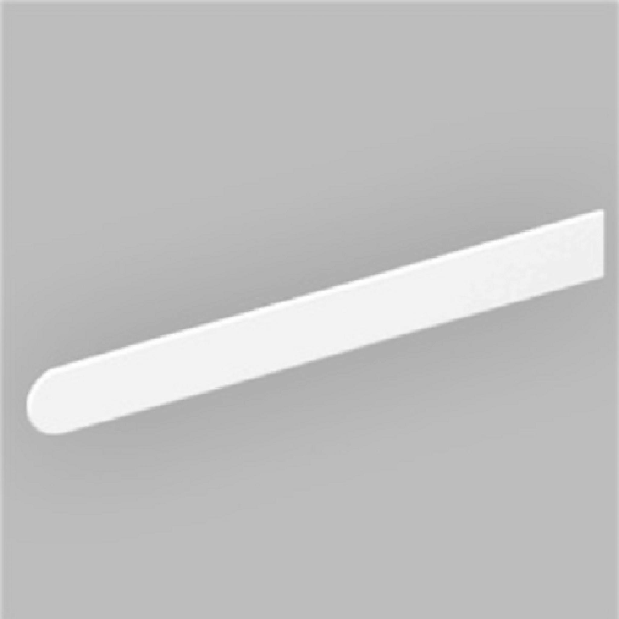 Long Bullnose / Square Edge White Window Sill End Caps