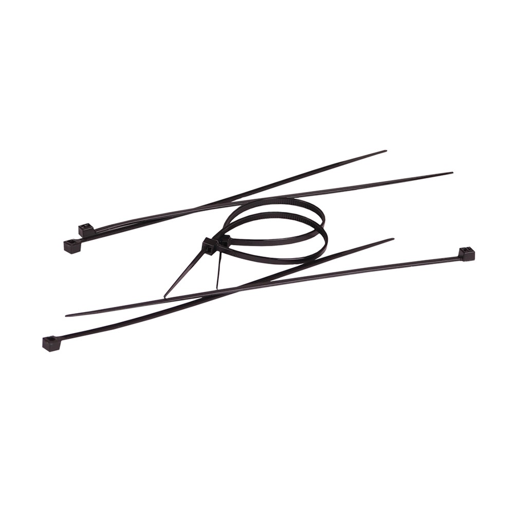 100 x 2.5mm Black Cable Ties (x100 Qty)