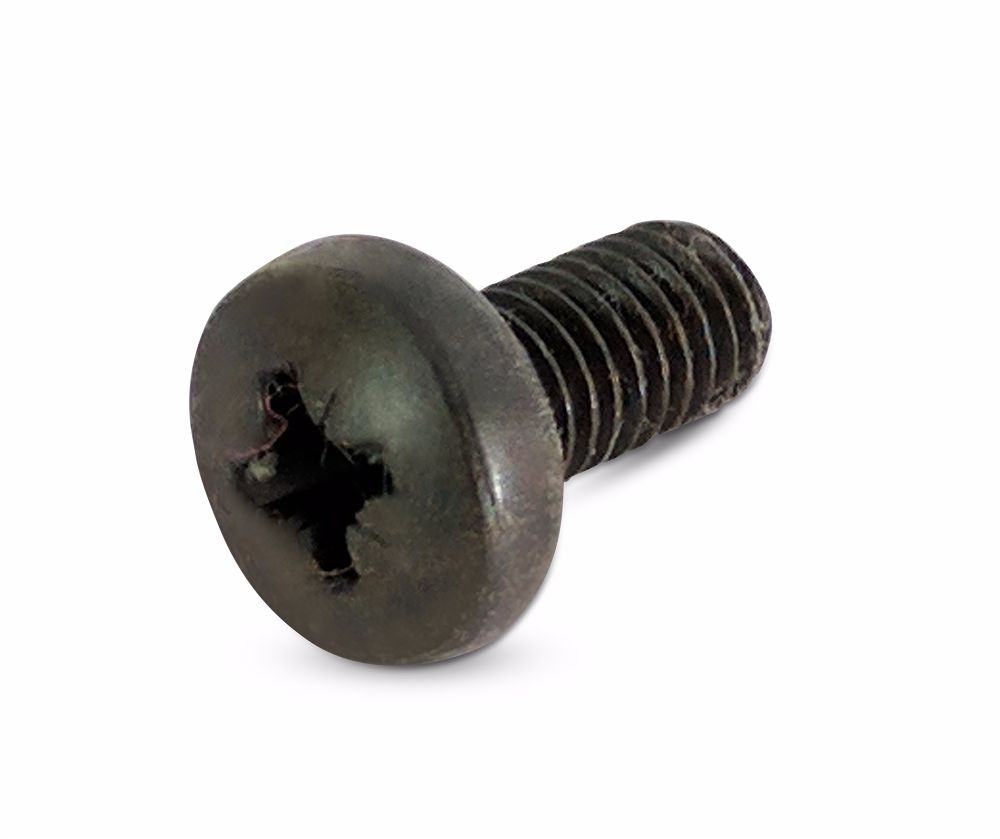 M3x6 Pozi Pan Head Machine Screws Black