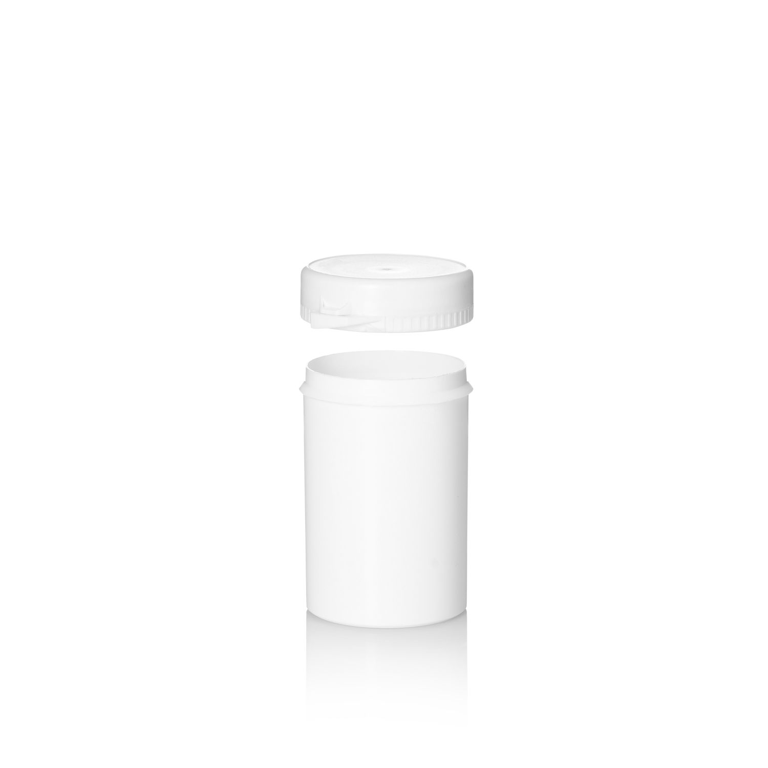 Stockists Of 130ml White PP Tamper Evident Snapsecure Jar