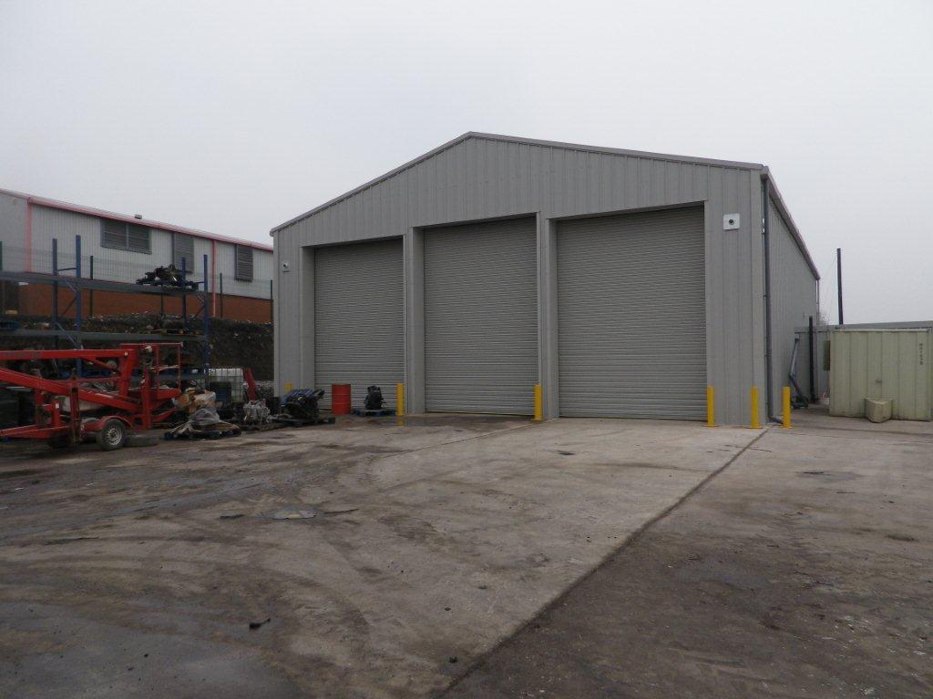 Agricultural Steel Buildings With PA Doors In Cambridgeshire