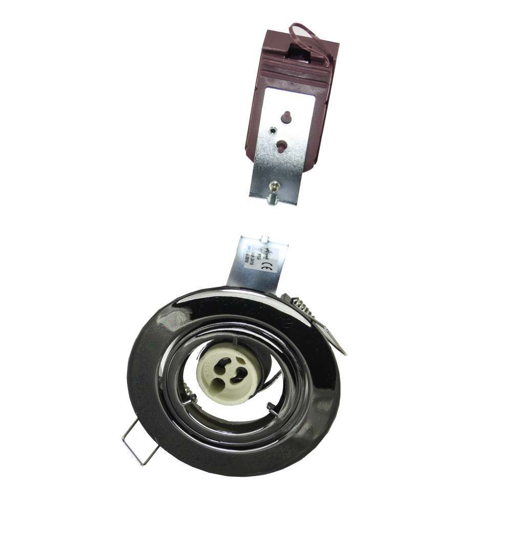 Ansell Adjustable Die Cast Downlight Black Chrome