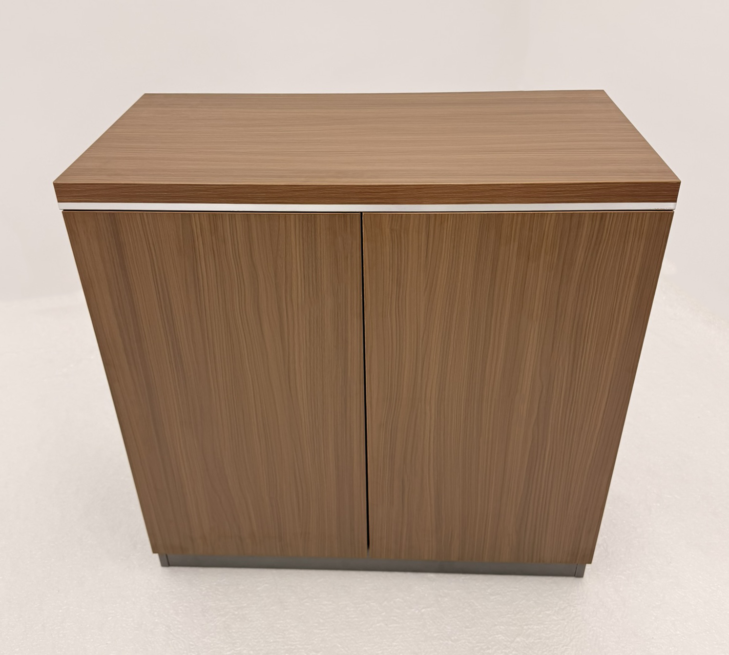 Suppliers Of Modern Executive Walnut Two Door Storage Cupboard - 800mm - PM02-S0508 UK