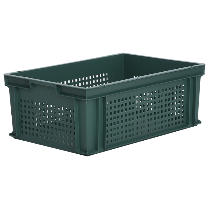 43.8 Litre Perforated Euro Plastic Stacking Container