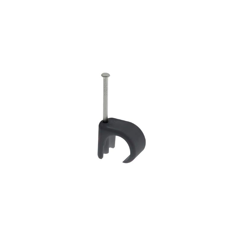 Unicrimp Black Cable Clips for 3-5mm Round Cable Pack of 100