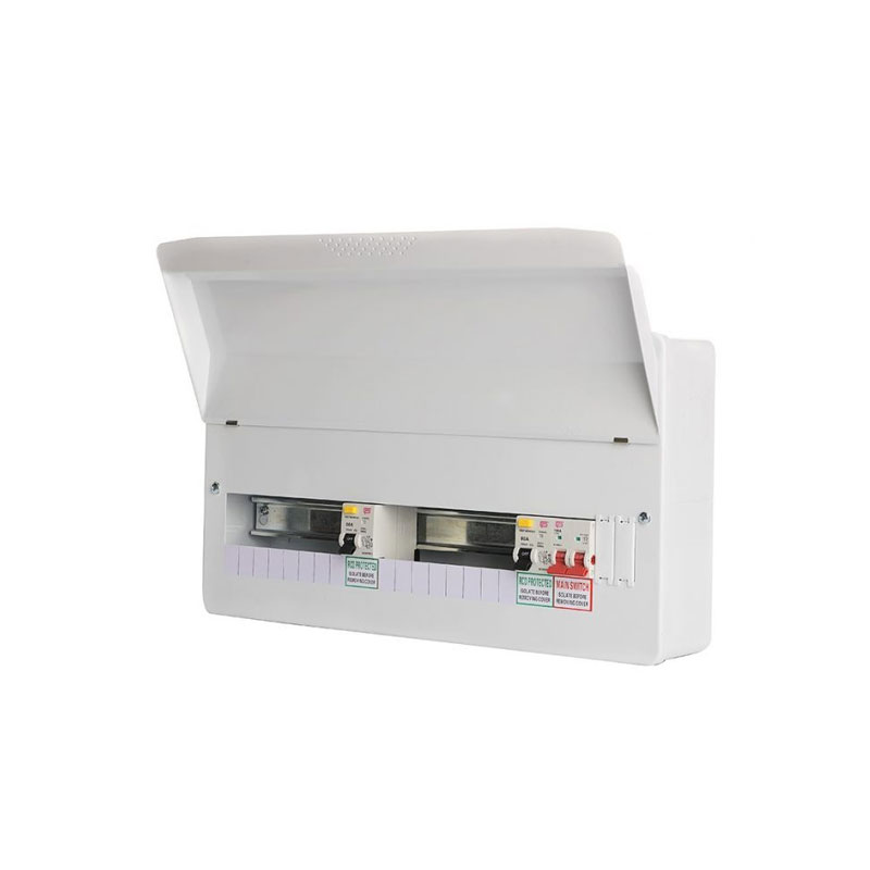 Fusebox 80A 30mA 17 Way Dual RCD Consumer Unit