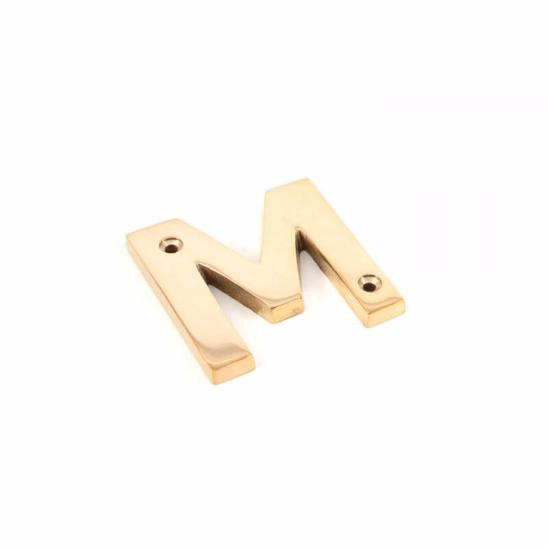 Anvil 83801M Pol. Brass Letter M