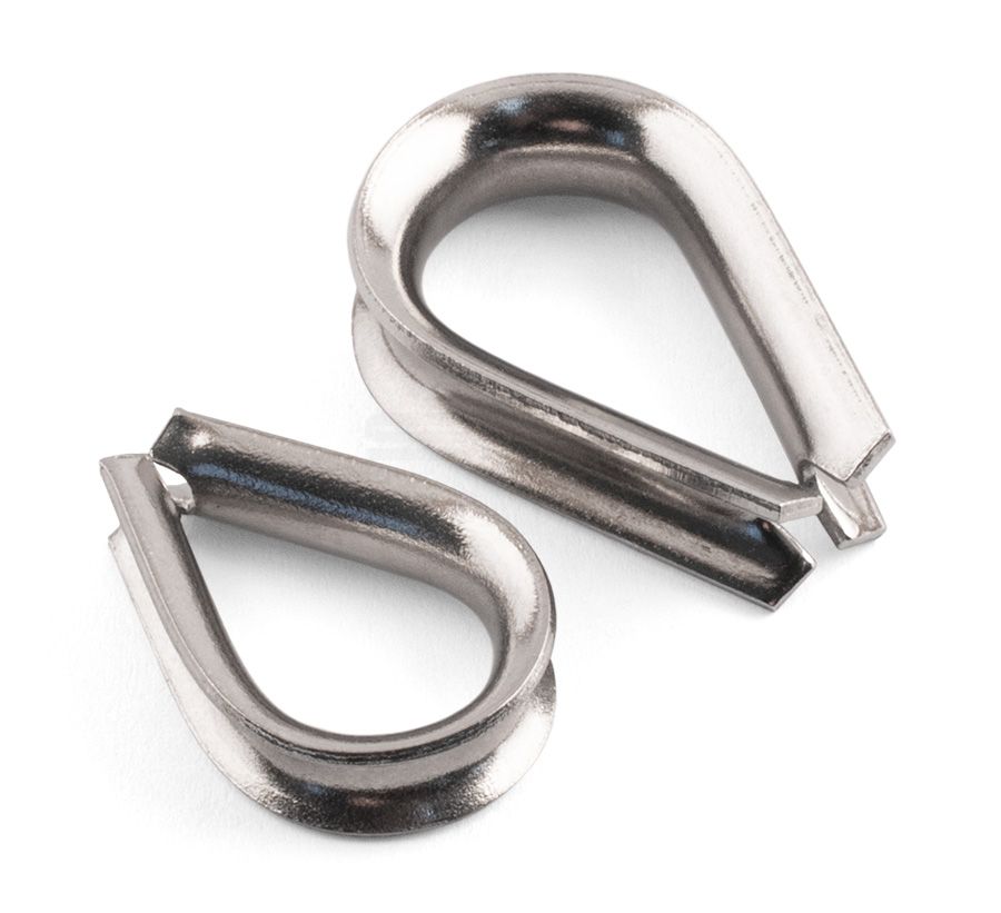 Wire Rope Eyelet Thimbles - 316 / A4 Stainless Steel