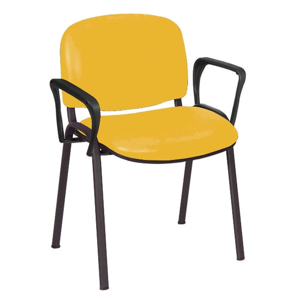 Galaxy Visitor Chair With Arms - Primrose