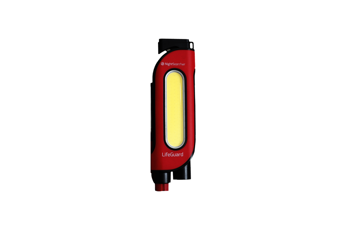 LIFEGUARD � MULTIFUNCTIONAL CAR SAFETY TOOL WITH LED WORK LIGHT AND TORCH
