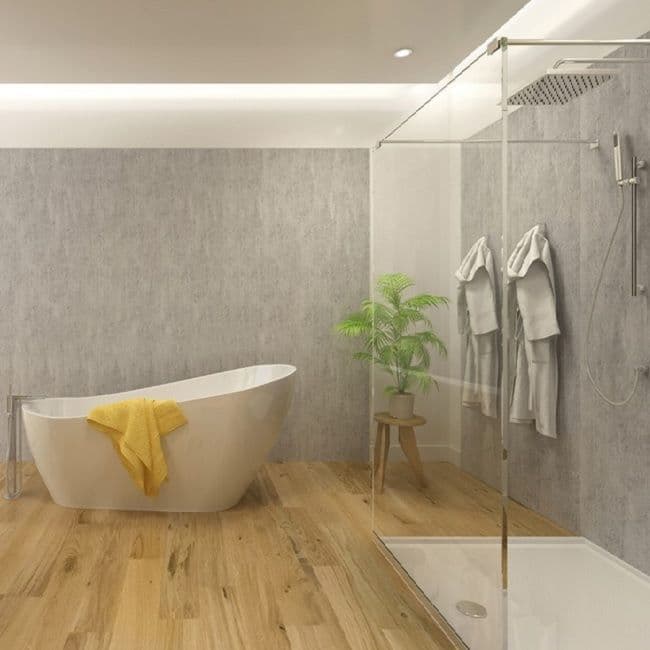 Concrete Bathroom and Shower Panel