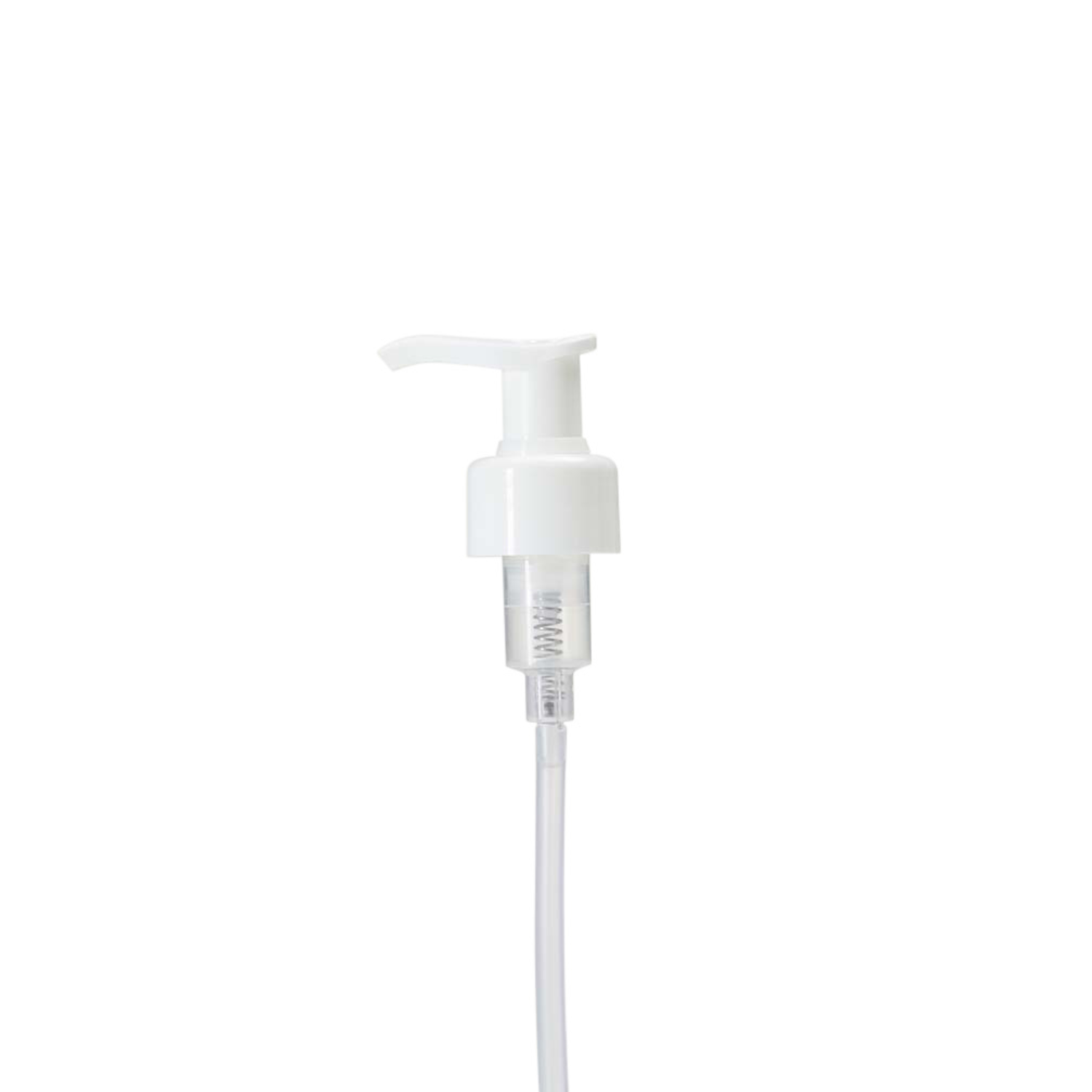 28/410 White Smoothwall Lock Up Lotion Pump - 225mm Dip Tube