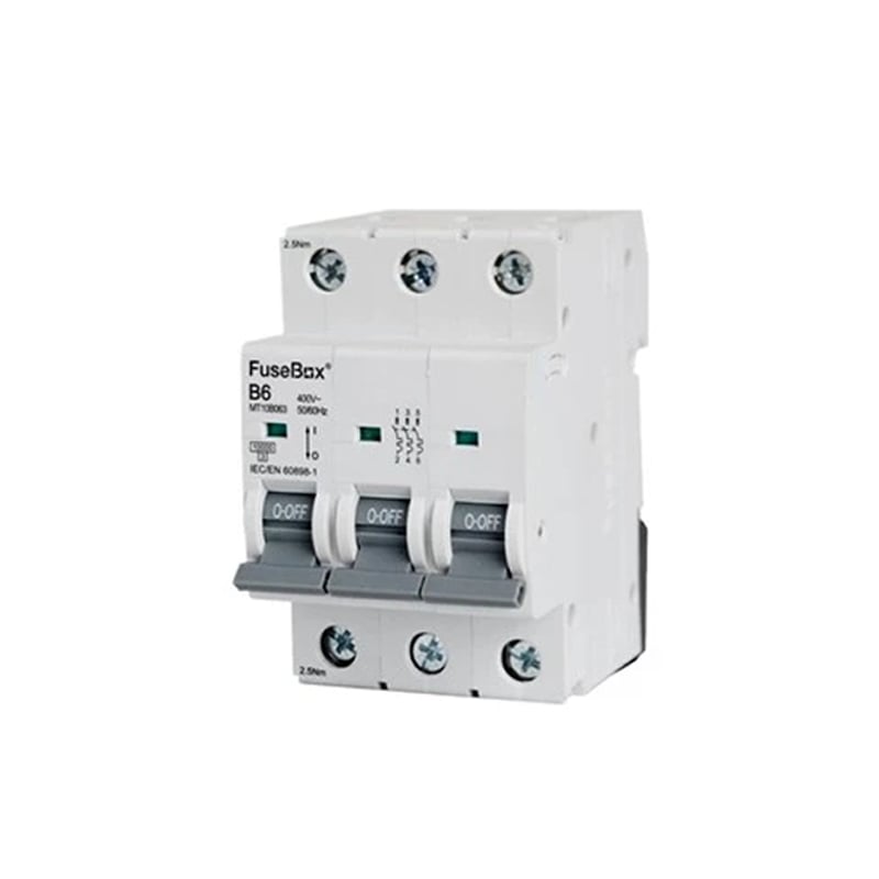 FuseBox MT10D633 MCB 63 Amp D Type 10kA 3 Pole