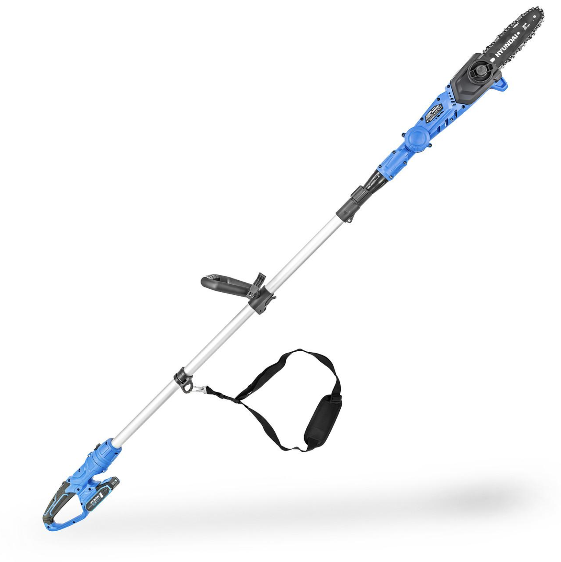 Hyundai 20V Cordless Pole Saw, 2Ah Battery and Charger, Lightweight and Telescopic reach 