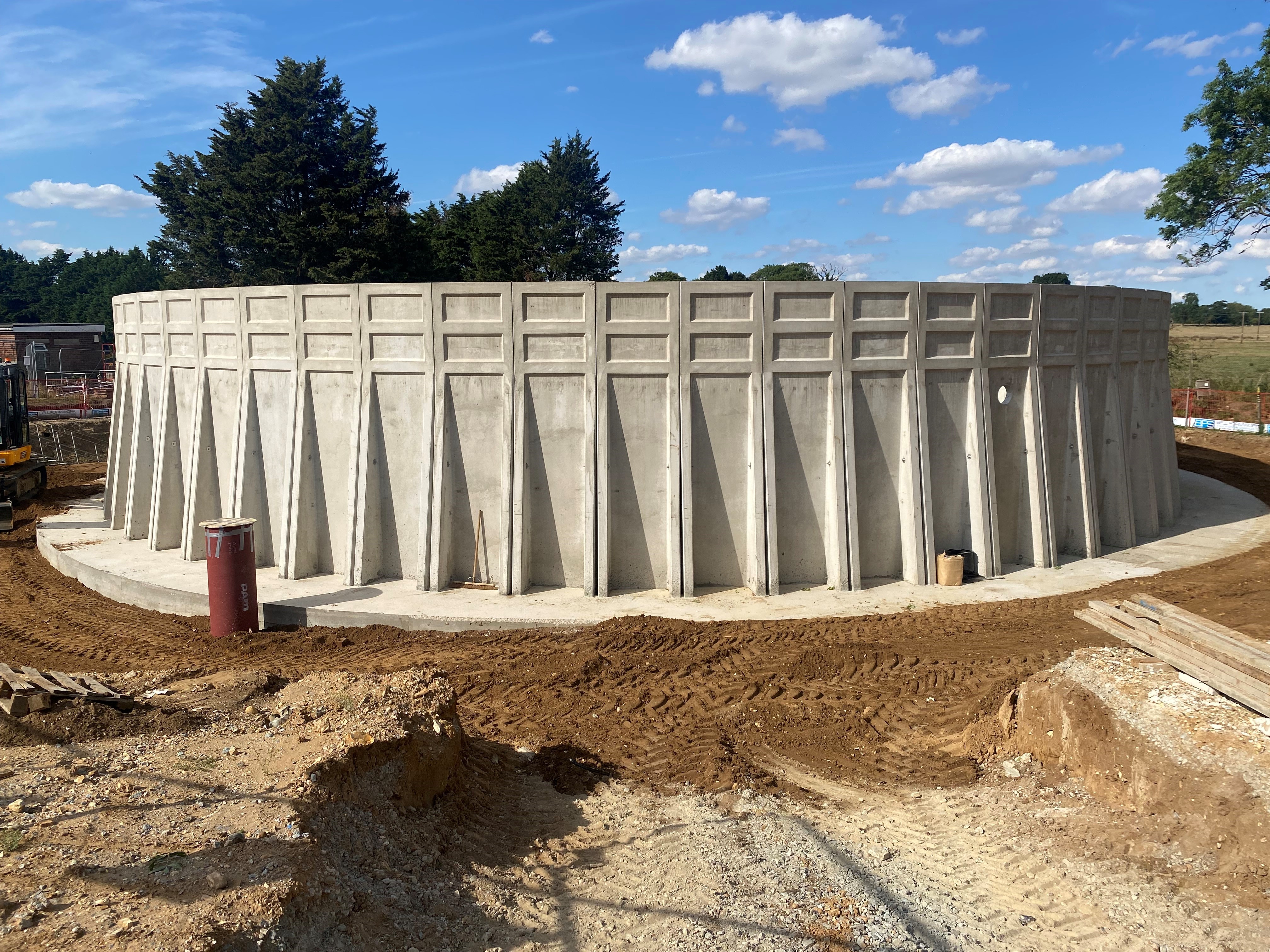 Naylor Sealwall tanks used by Anglian Water at Watton Water Recycling Centre (WRC)