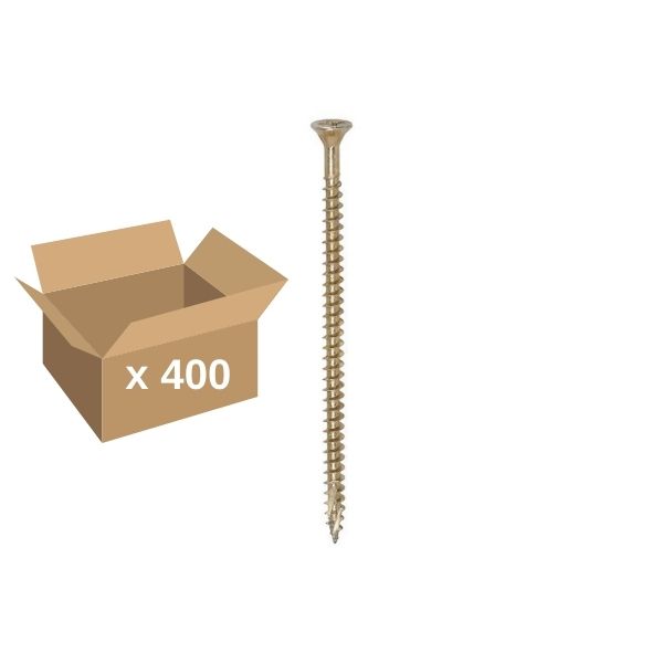 TIMco Classic C2 Screws ZYP 4x80mm (Tub 400)