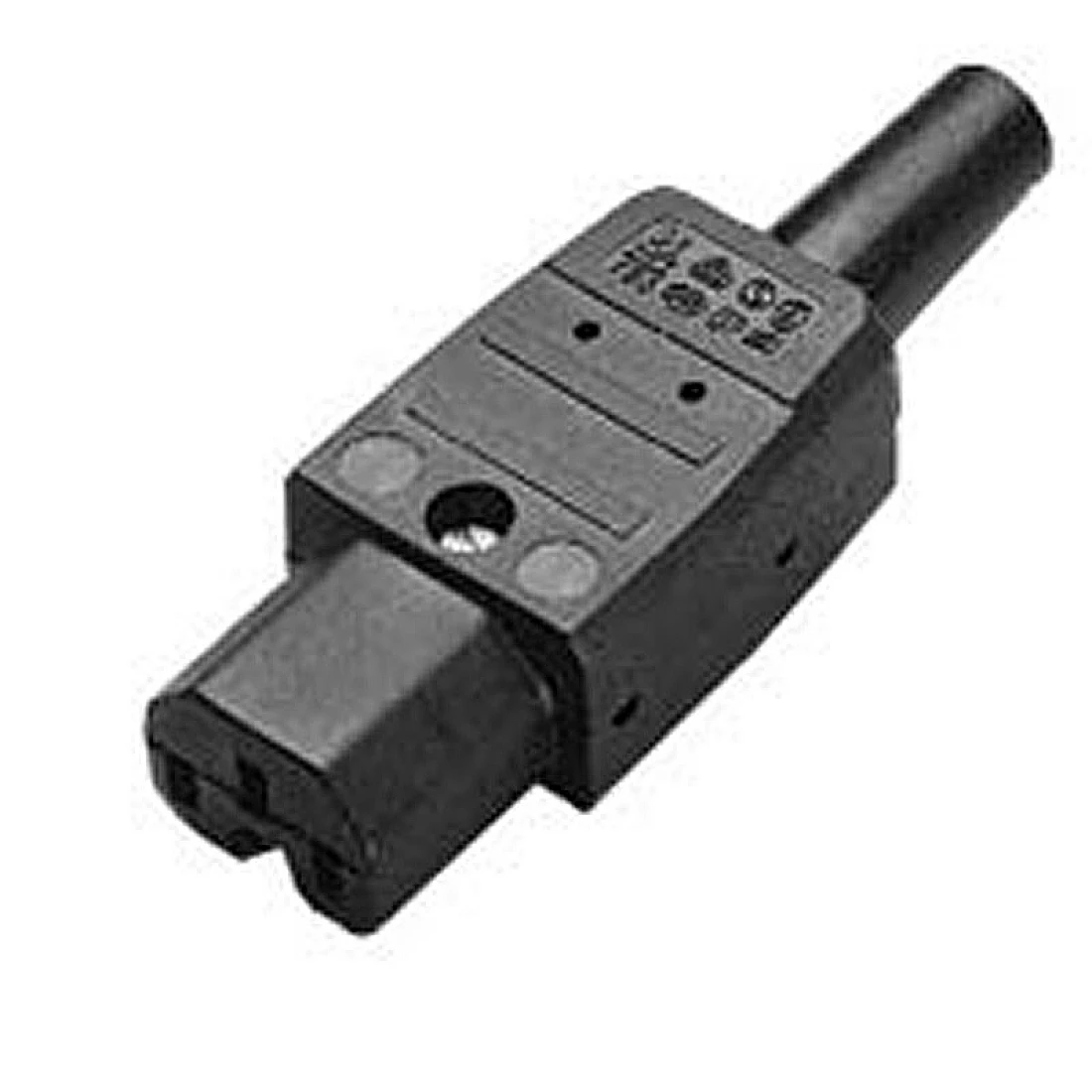 IEC C15 REWIREABLE PLUG 10 AMP