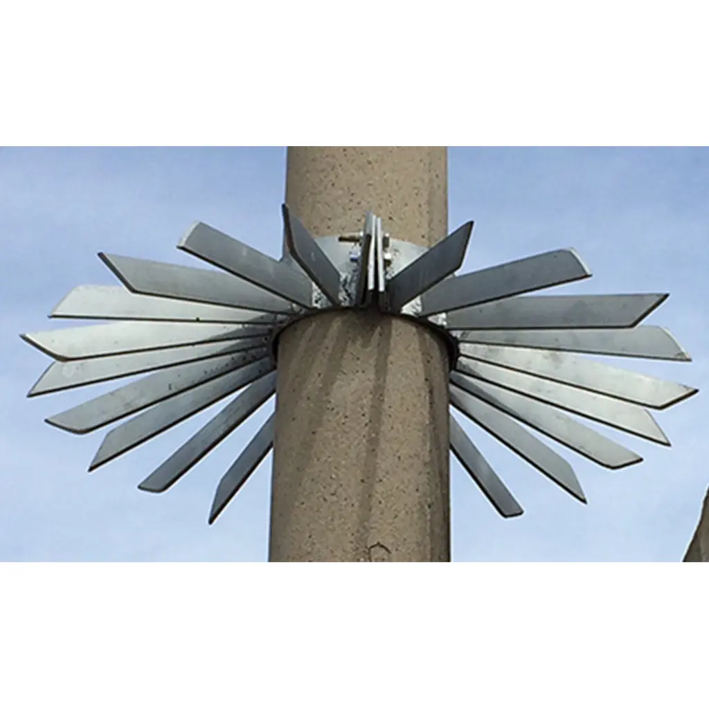 100mm diameter column anti-climb spike