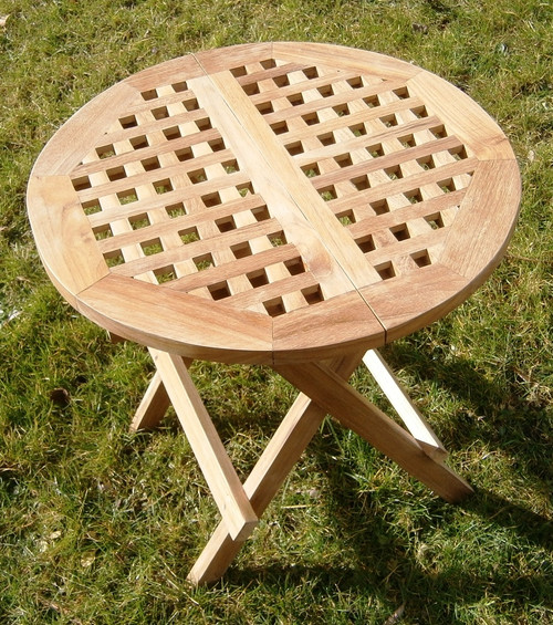 50cm Folding Teak Picnic Table 