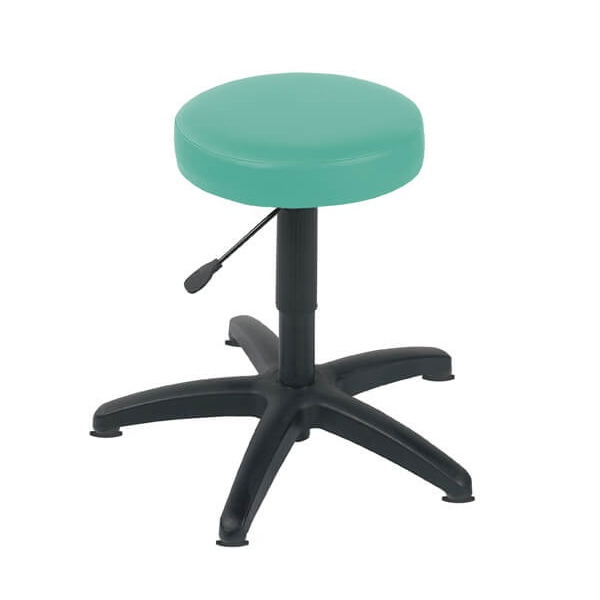 Gas Lift Examination Stool with Glides - Mint