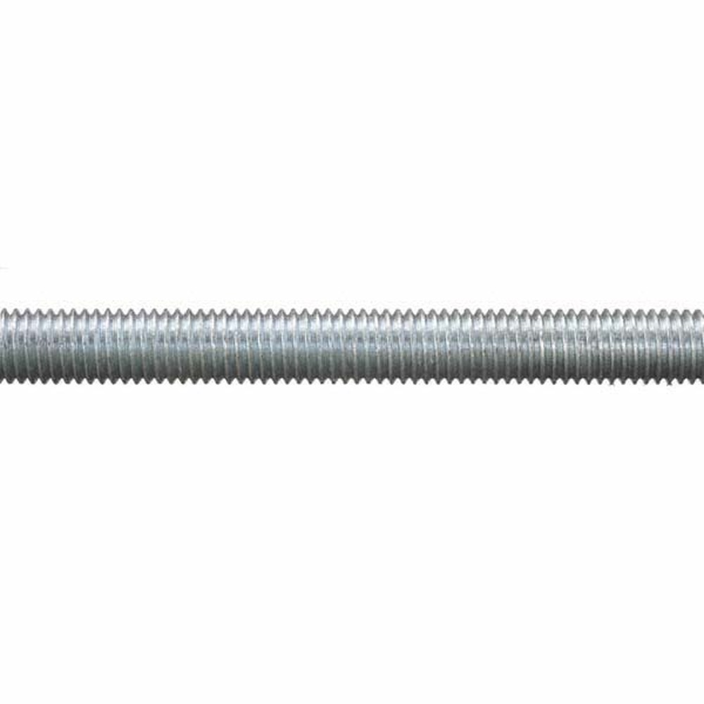 M12 x 1m Threaded Rod / Studding Steel Grade 4.8 - Bright Zinc Plated