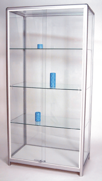 Stylish Aluminium Frame Display Cabinets