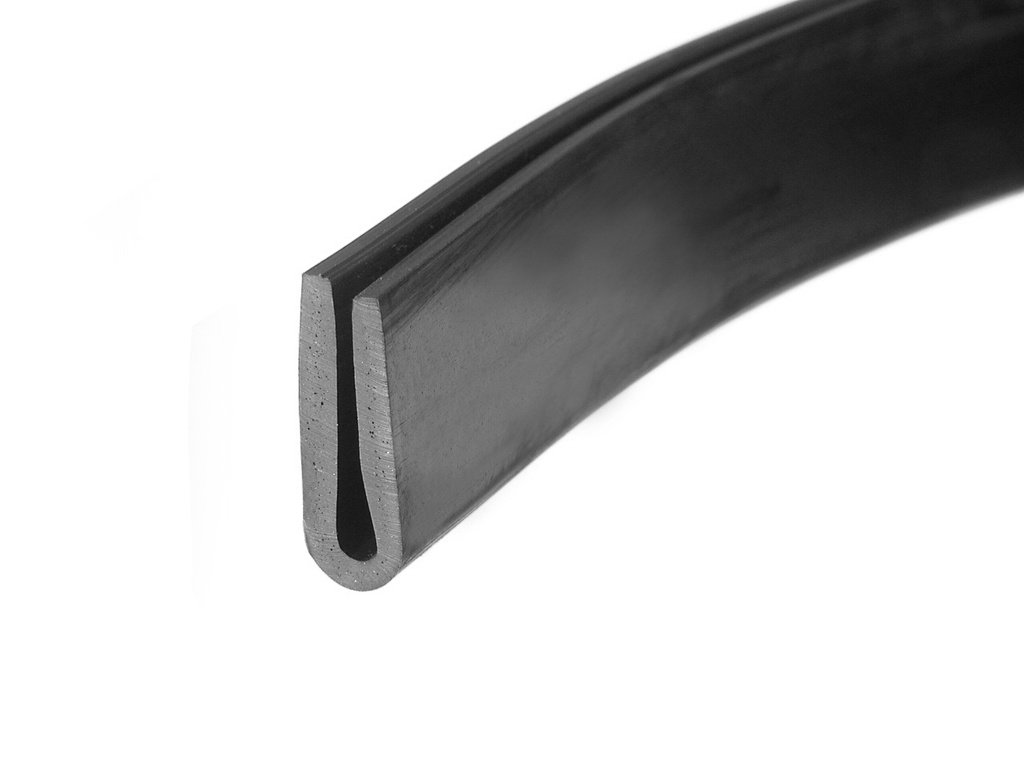 Rounded U Channel - 3-3.5mm Panel x 21mm Height x 2.4mm Wall Thickness
