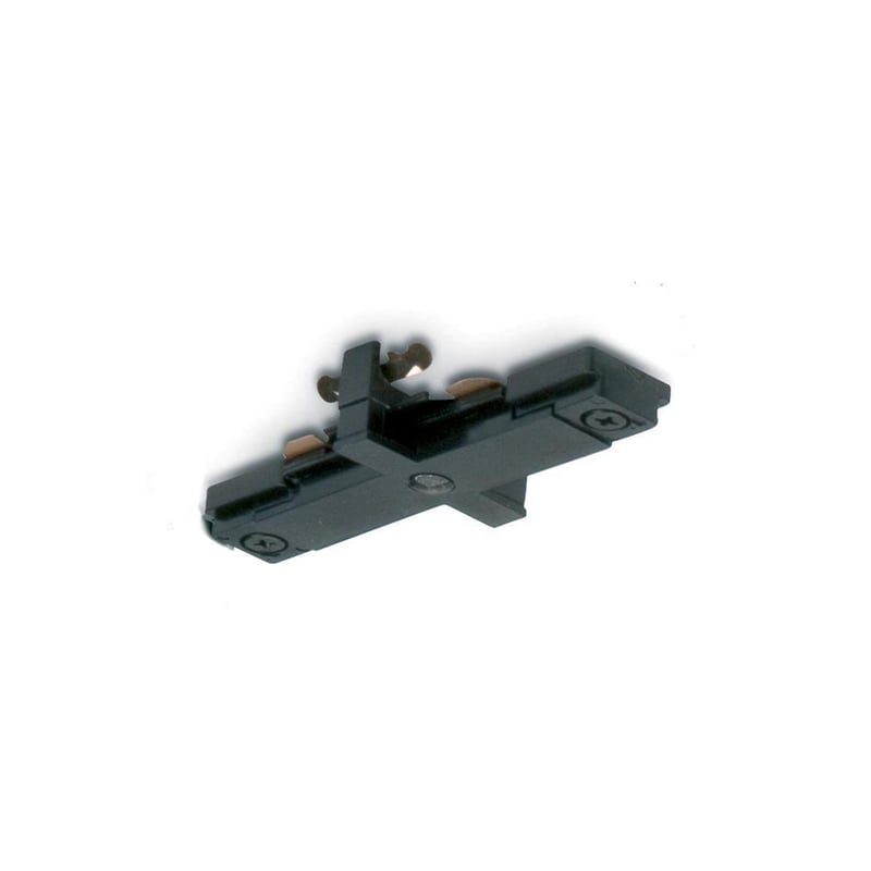 JCC Mainline Mains IP20 Straight Track Connector Black