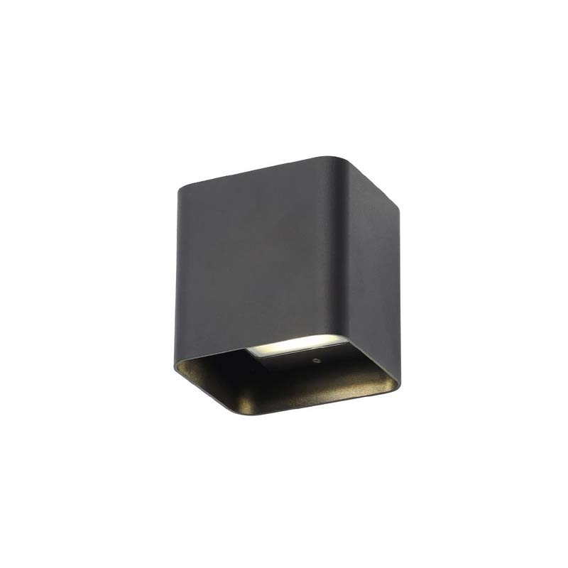 Forum Hana LED Up/Down Wall Light Black