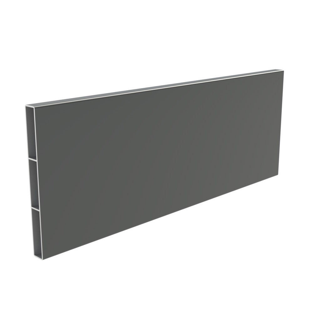 Parallel Fence Board Basalt Grey 6m Long RAL 7012 Gloss Finish 150 x 16mm