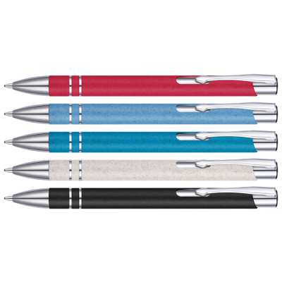 ECO - ELECTRA WHEATSTRAW BALL PEN (LINE COLOUR PRINT).