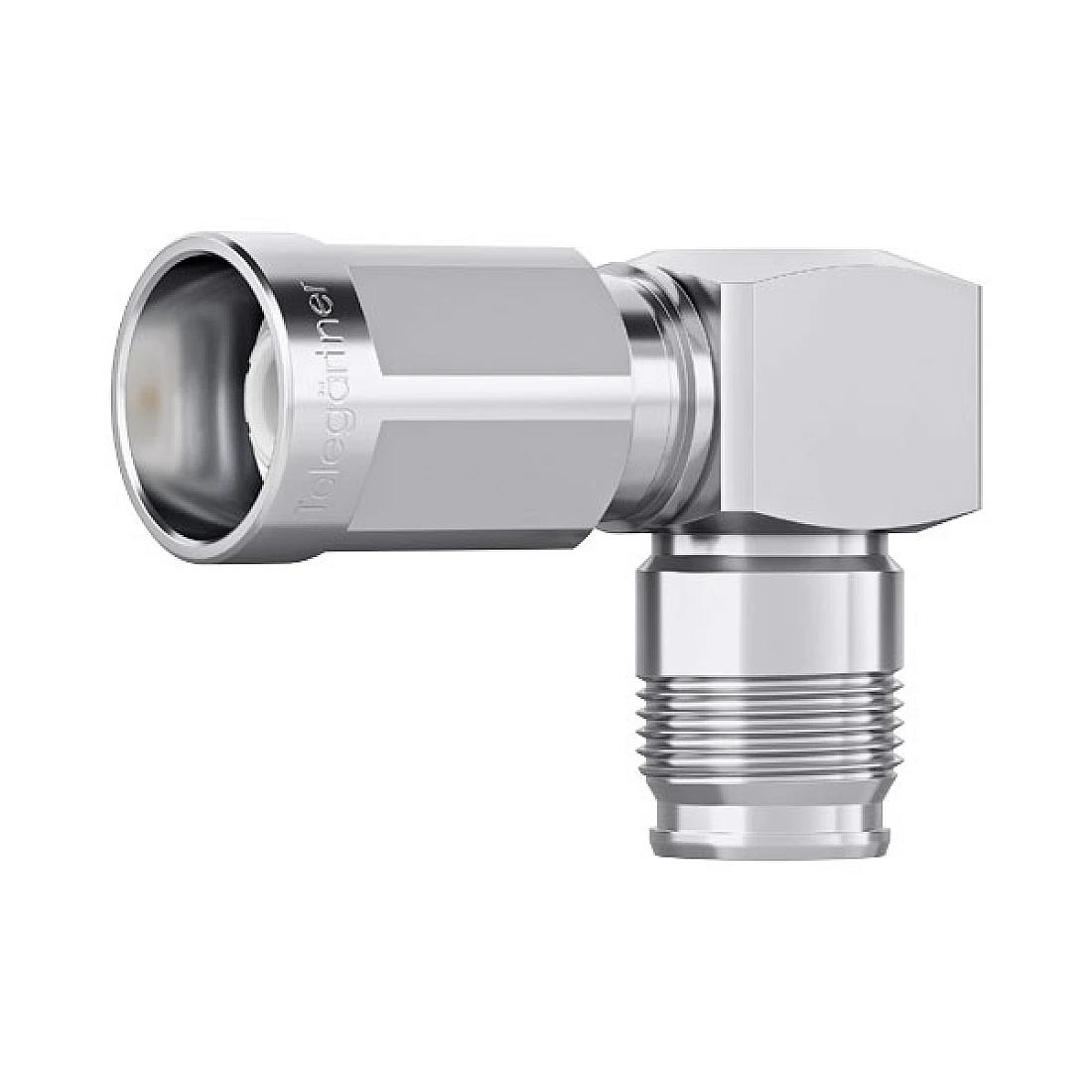 Telegartner J01492A0003- (100025594) NEX10  MALE TO FEMALE RIGHT ANGLE ADAPTOR