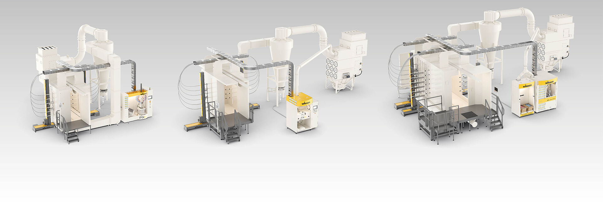Complete Powder Coating Systems for Automated Processes