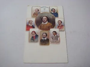 Shakespeare And His Contemporaries Early Post Card 140 X 90 Mm Unused