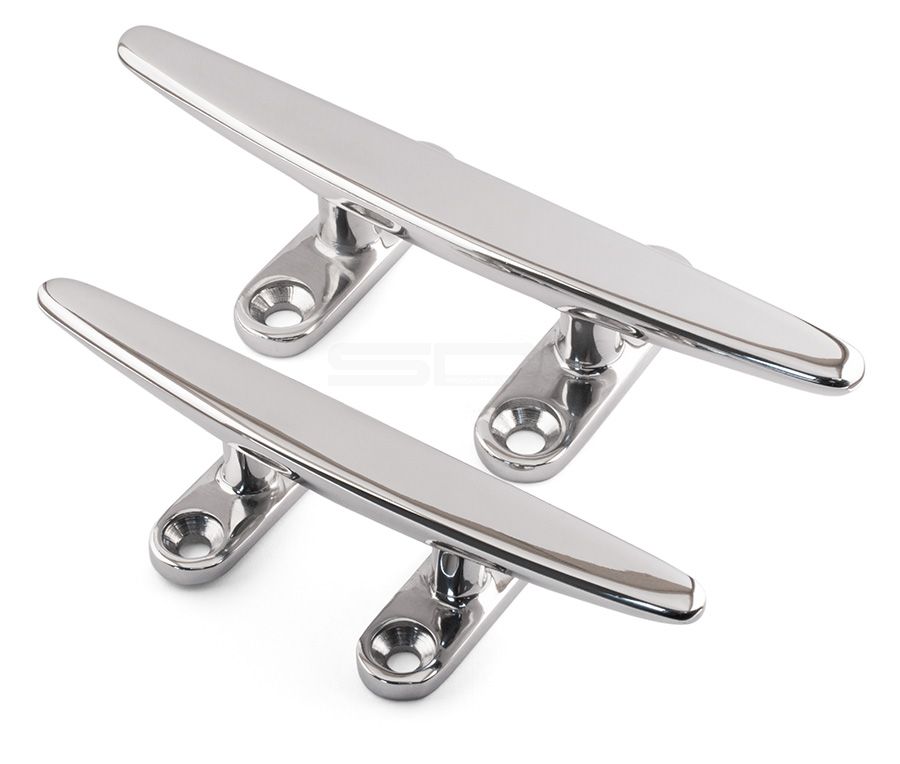 Low Flat Cleats - 316 / A4 Stainless Steel