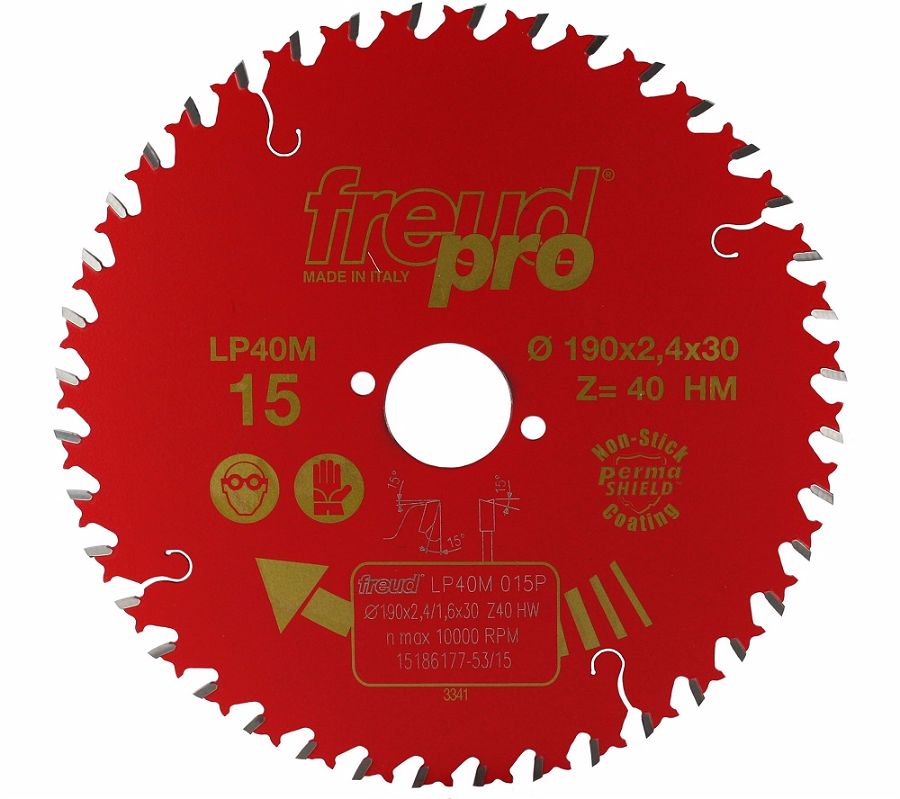 Freud HH Fine Cut Wood Blade 190x30mm x T40