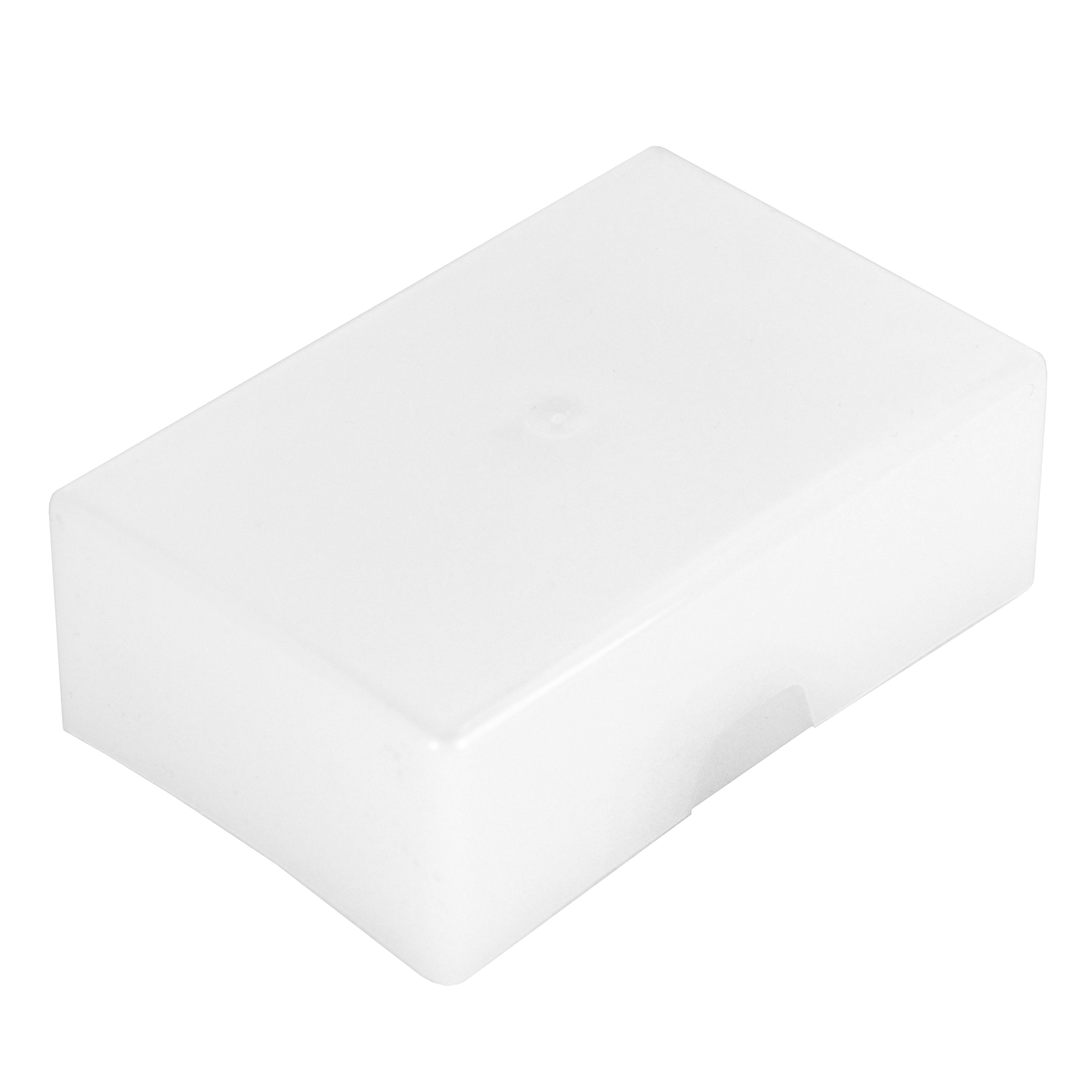 35mm Business Card Box, White, Semi-Transparent, TOUGH - Trade