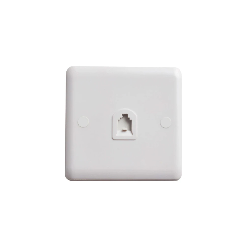 Deta Vimark Curve RJ11 Telephone Outlet