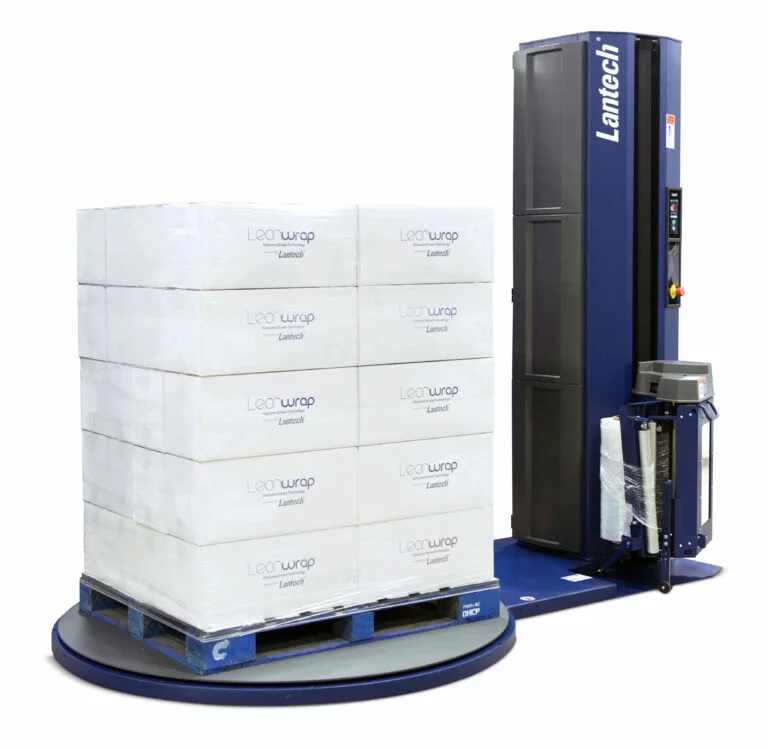 High Quality LantechSemi-Automatic Stretch WrapperTurntableQL400 For The Electrical Appliances Industry