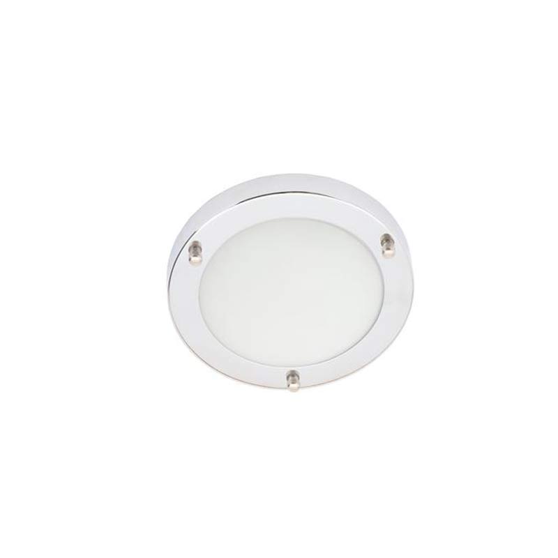 Forum Delphi Small 12W LED Flush Ceiling Light Chrome