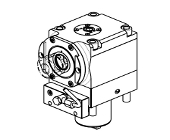 Radial double static tool 25mm H&#61;75mm