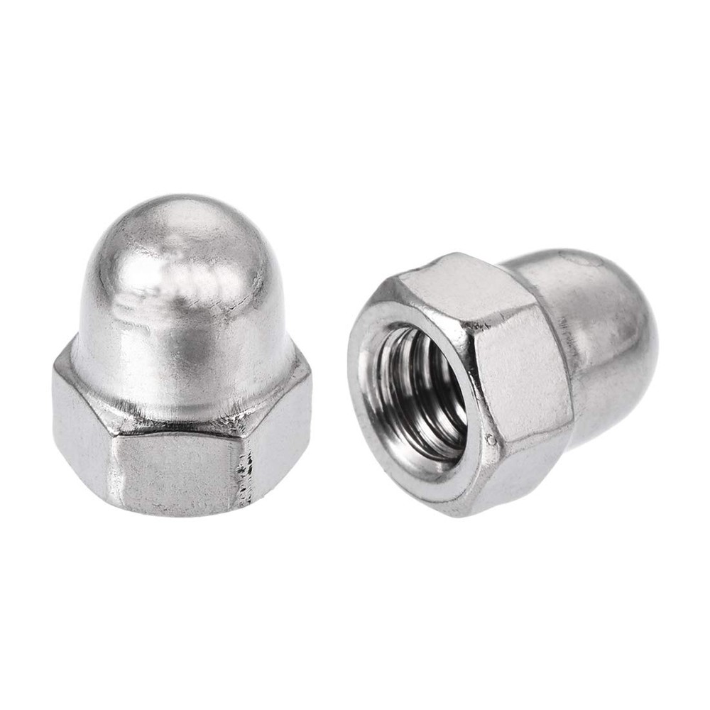 M12 Domed Head Hex Nut - Bright Zinc Plated 8.8