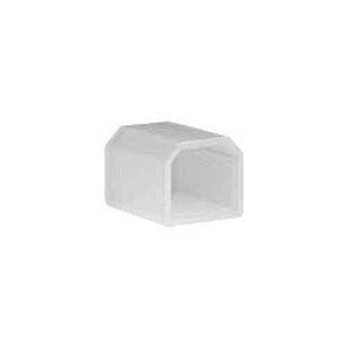 USB Type B Male Dust Cover, White, 1000-Pack