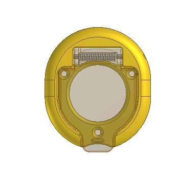 L063 - EMERGENCY BUTTON INTERIOR COVER YELLOW