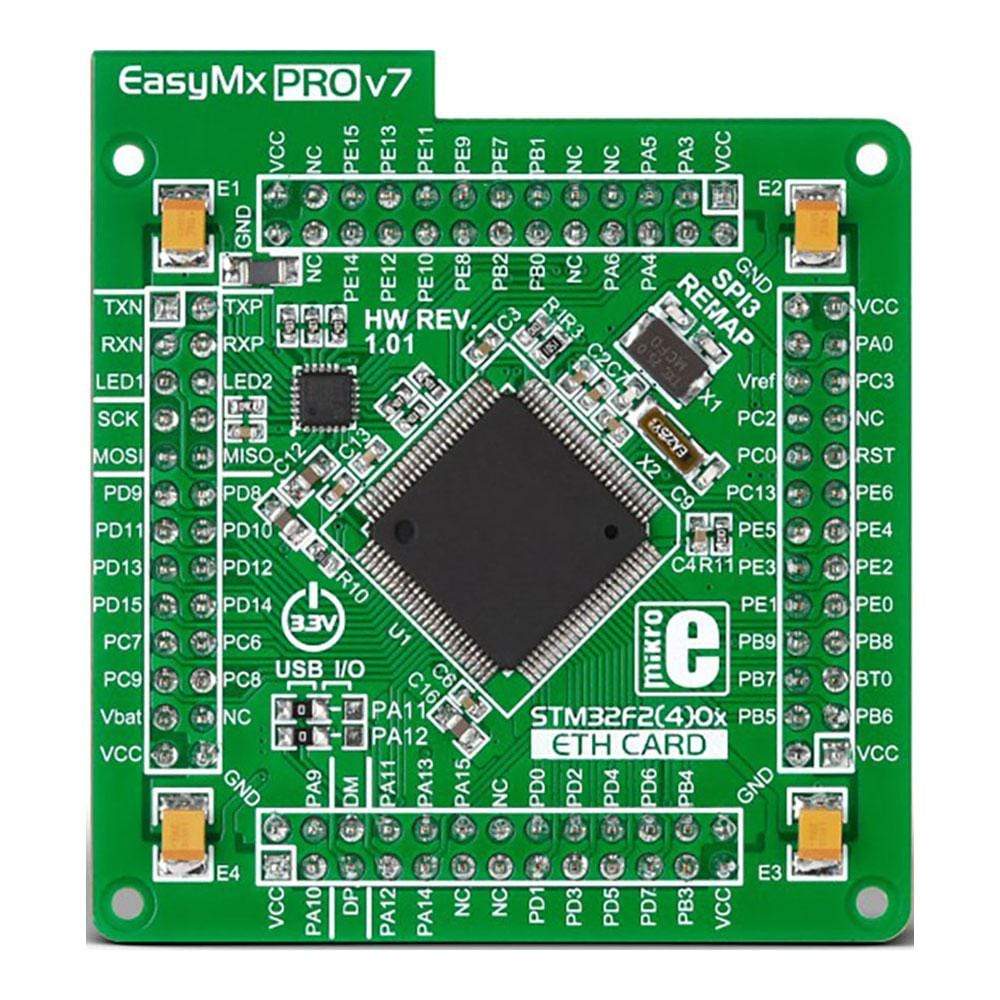 EasyMx PRO v7 for STM32 MCU card with STM32F407VGT6
