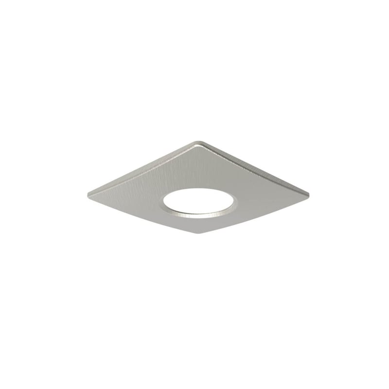 Kosnic Square Satin Chrome Bezel for Fire-Rated PIR Sensor